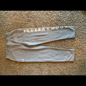 NWOT Grey Under Armour sweatpants